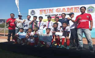 Selamat! SSB AA FC Asal Teras Boyolali Juara I Piala Dispora Gunungkidul KU-12