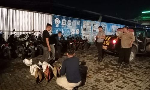 Polisi Gulung Arena Judi Sabung Ayam di Cawas Klaten saat Malam Hari