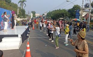 Diisi Karnaval HUT Ke-78 RI, CFD Colomadu Diperpanjang hingga Pukul 11.00 WIB