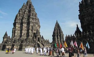 Upacara Tawur Agung Kesanga di Candi Prambanan, Dihadiri Ribuan Umat Hindu