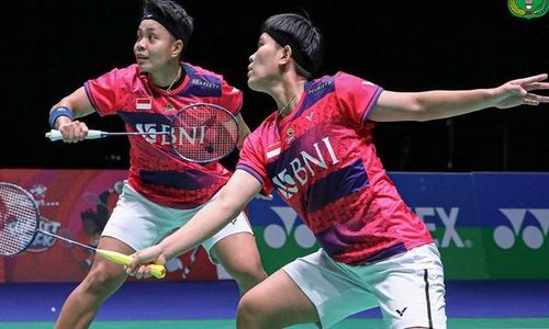 Hasil Terbaru Swiss Open 2023: Apriyani/Fadia ke Semifinal, Rinov/Pitha Mundur