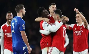 Hasil Liga Inggris: Arsenal Cukur Everton 4-0!