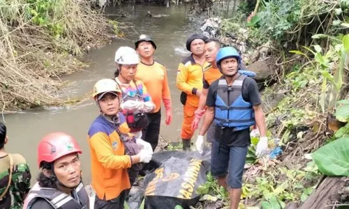 Bocah Kediri yang Hanyut saat Banjir Ditemukan setelah Tujuh Hari Pencarian