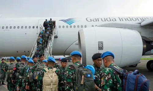 Dukung Misi Perdamaian, Garuda Terbangkan Pasukan TNI ke Lebanon dan Kongo