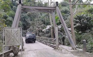 BPBD Boyolali Akui Jembatan Evakuasi Darurat di Lereng Merapi Rawan & Berbahaya