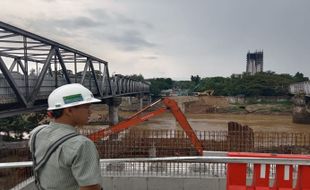 Sempat Temui Kendala, Pembangunan Pilar Jembatan Jurug B Gunakan Metode Baru