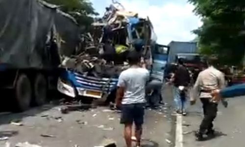 Kronologi Kecelakaan Maut di Jalan Pantura Rembang, 4 Orang Meninggal