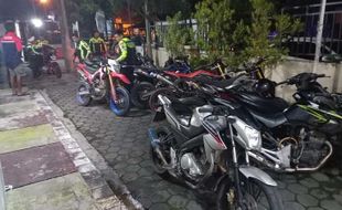 Ganggu Kenyamanan Ramadan, 55 Motor Berknalpot Brong Disita Polisi di Klaten