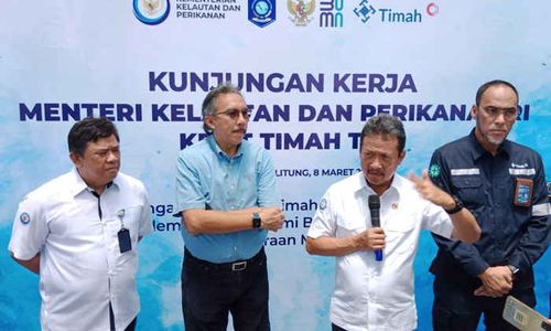 PT Timah Tbk Dapatkan Izin Menambang Timah Kelas Dunia, Ini Pesan Menteri KKP