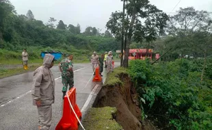 Tak Hanya di Jalur SSB, Longsor juga Terjadi di Gunung Sentir Cepogo Boyolali