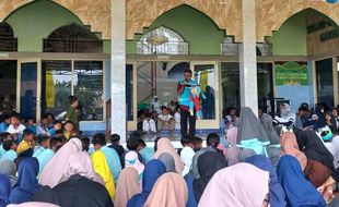 Diikuti Seribuan Santri, Pawai Sambut Ramadan di Ngawen Klaten Meriah