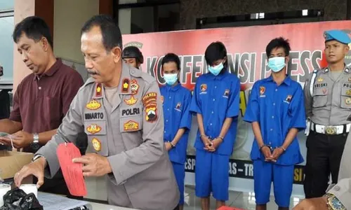 Polres Temanggung Sita 10,7 Kg Bahan Petasan