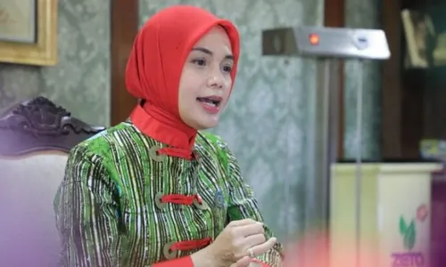 Istri Gubernur Ganjar Pranowo Ikut Lomba Lari Tokyo Marathon 2023