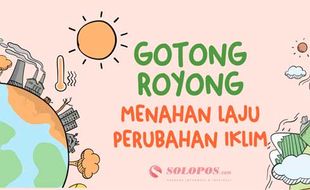 Yuk, Gotong Royong Menahan Laju Perubahan Iklim