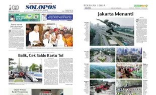 Solopos Hari Ini : Balik, Cek Saldo Kartu Tol