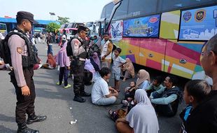 126 Bus Angkut Pemudik Balik ke Perantauan dari Terminal Tirtonadi