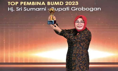 Raih TOP Pembina BUMD 2023, Ini Kata Bupati Grobogan Sri Sumarni