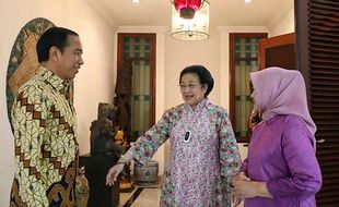 Momen Jokowi dan Iriana Silaturahmi Lebaran di Kediaman Megawati Soekarnoputri