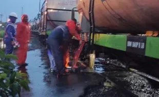 KA Pengangkut BBM Anjlok di Sidoarjo, Pertamina Pastikan Tak Ganggu Suplai