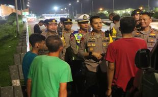 Pantau Exit Tol Ngasem Colomadu, Kapolres Karanganyar Pastikan Pemudik Aman