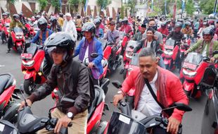 Ratusan Kades di Jepara Dapat Motor Dinas Nmax Merah, Anggaran Rp5,7 Miliar