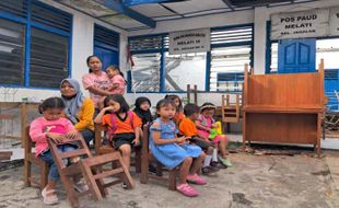 KBM Siswa PAUD Melati Jagalan Dipindah di Bekas Gedung TK Pertiwi