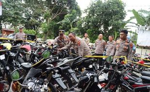 Cegah Balap Liar di Karanganyar, Polres Demak Sita 83 Motor