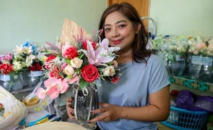 Keren! Karangan Bunga Cery Florist Klaten Dipesan Warga Malaysia dan Belanda