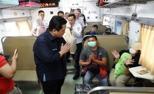 Erick Thohir Lepas Mudik Bersama BUMN yang Angkut 78.017 Orang