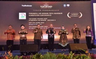 Selamat! Sukoharjo Sabet 5 Penghargaan Top BUMD Award 2023