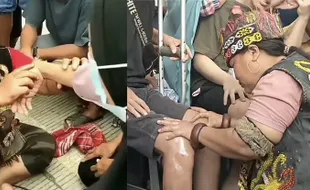 Pengobatan Ida Dayak Viral Luruskan Tulang Bengkok, Mirip Ningsih Tinampi?