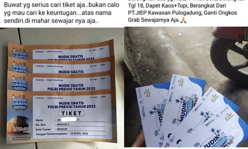 Serakah! Peserta Mudik Gratis Daftar Dobel, Eh Tiketnya Malah Dijual Lagi