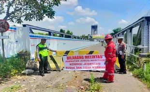 Hindari Bahaya, Jembatan Jurug A Khusus Sepeda Motor Akhirnya Ditutup Total