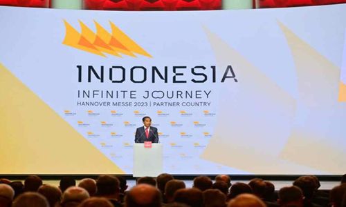 Didesain Seperti Kapal Pinisi, Jokowi Resmi Buka Paviliun Indonesia di Jerman