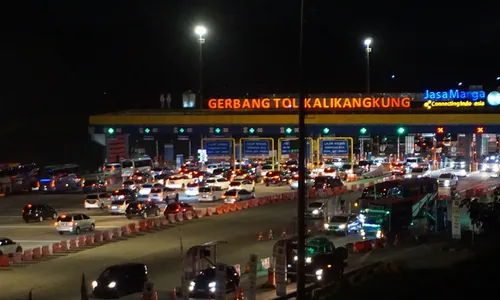 Hari Ini Jalur One Way Nasional Dibuka dari GT Kalikangkung, Simak Jamnya