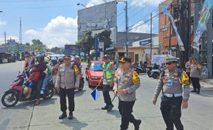 Mudik Lokal Lebaran 2023, Simpang Tiga Bawen Semarang Padat 