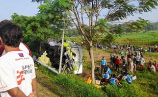 Laka Maut Karambol di Tol Boyolali, Diperkirakan 5 Orang Meninggal Dunia