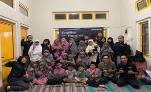 Semangat Berbagi di Bulan Suci, Modena Gelar Buka Bersama Anak Yatim