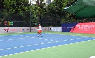 Rifqi Fitriadi Lolos ke Babak Kedua BNI MedcoEnergi International Tenis