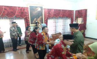 3 Tahun Absen, Open House Bupati Sukoharjo Diserbu Ratusan Warga