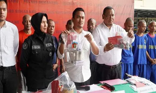 3 Penjual Obat Mercon Kabupaten Semarang Dibekuk, 18,1 Kg Bubuk Petasan Disita