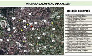 Ini Rute Alternatif saat Jl Sambeng dan Jl Hasanudin Solo Ditutup