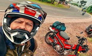 Ariel Noah Mudik Naik Sepeda Motor, Begini Respons Warganet