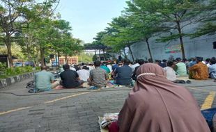 RSU PKU Muhammadiyah Delanggu Klaten Gelar Salat Id, Pasien dan Keluarga Senang