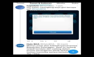 Giliran Mobile Banking BCA Eror Minggu Siang, Kini Berangsur Pulih