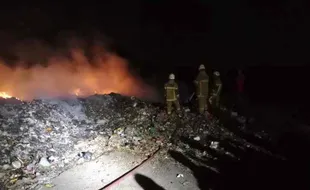 TPS di Tegalgondo Klaten Terbakar, Permukiman Warga Sempat Dikepung Polusi Asap