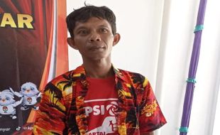 Jukir di Alkid Solo Nyaleg DPRD Karanganyar Lewat PSI di Pemilu 2024