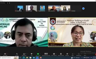 Kasus Marak, UKSW & Komisi Diakonia GKJ Salatiga Webinarkan Bullying vs Kasih