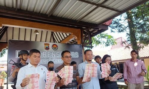 Jahat! Pengedar Uang Palsu di Sragen Sasar Warung Kecil Modus Beli Pertalite