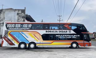 Cerita Seru Naik Bus Double Decker Rosalia Indah Klaten - Bogor PP